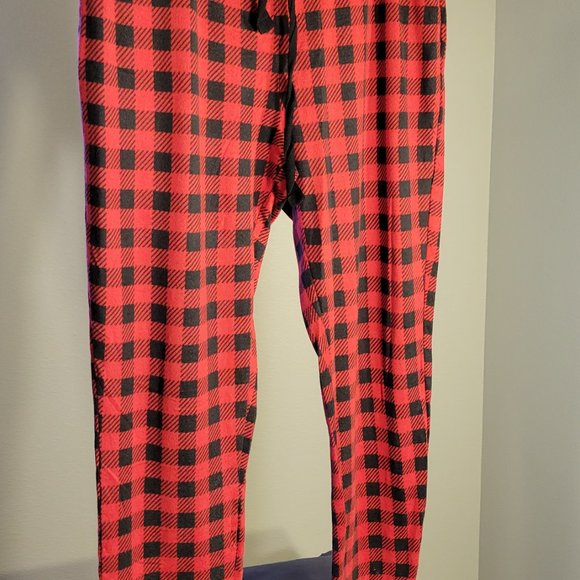 JACLYN INTIMATES PAJAMA PANTS-RED & BLACK CHECKERED-SOFT AND FEEL GOOD - SIZE XL - Picture 4 of 11